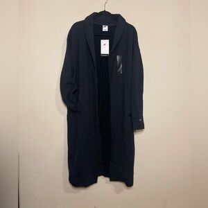 NWT Nike Oversized French Terry Duster Black